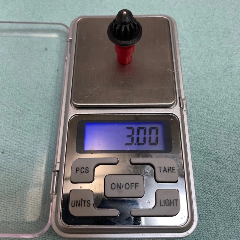 紅黑軸 戰鬥陀螺X X世代 金屬 軸心 平衡 U軸 彈性圓頭 3D列印-細節圖2