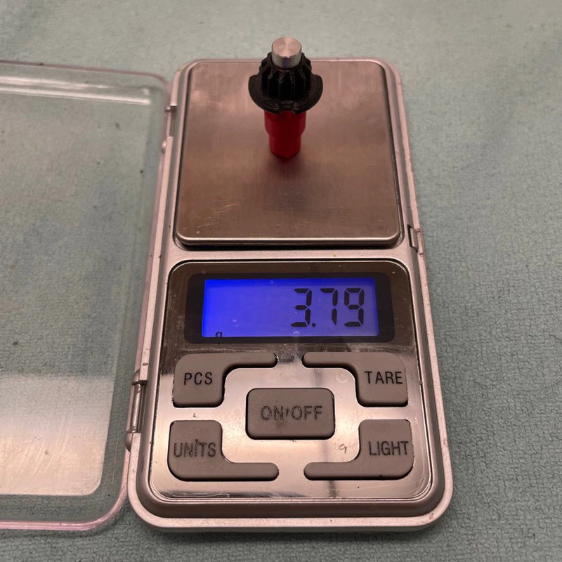 3D列印 紅黑軸 戰鬥陀螺X X世代 金屬 軸心 攻擊 LF軸 不鏽鋼精密頭-細節圖2