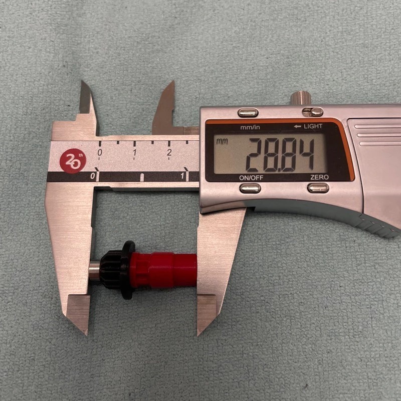 紅黑軸 戰鬥陀螺X X世代 金屬 軸心 攻擊 LF軸 不鏽鋼精密頭 3D列印-細節圖3