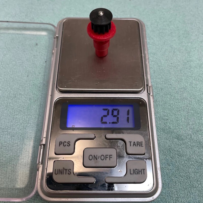 紅黑軸 戰鬥陀螺X X世代 金屬 軸心 持久 左迴旋 吸收 BR軸 培林軸 3D列印-細節圖2