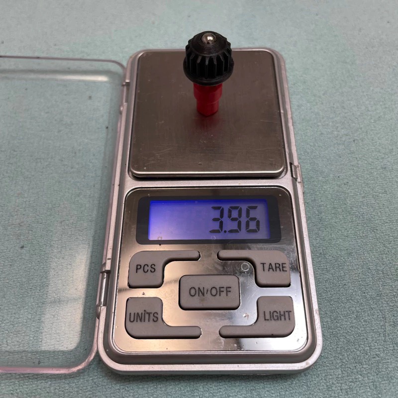 3D列印 紅黑軸 戰鬥陀螺X X世代 金屬 16齒軸心 防禦 B軸 彈性滾珠軸-細節圖2