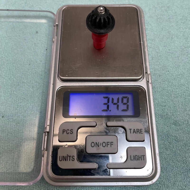 紅黑軸 戰鬥陀螺X X世代 金屬 軸心 平衡 O軸 彈性圓頭軸 3D列印-細節圖2