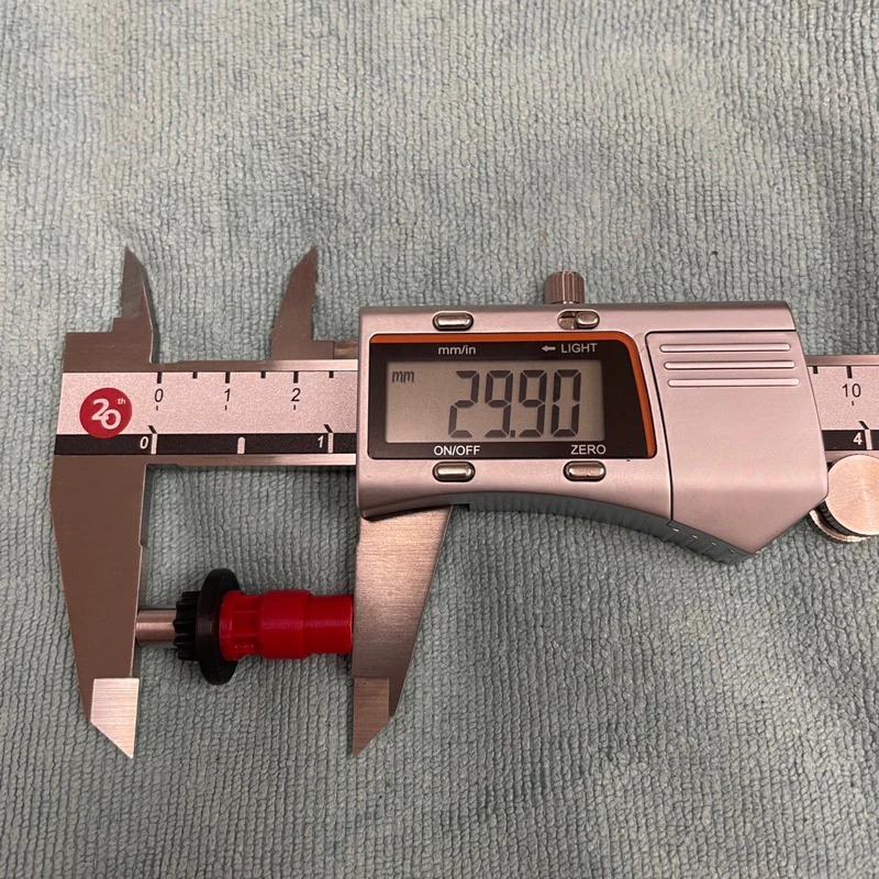 3D列印 紅黑軸 戰鬥陀螺X X世代 金屬 10齒軸心 攻擊 R軸 不鏽鋼精密頭-細節圖3