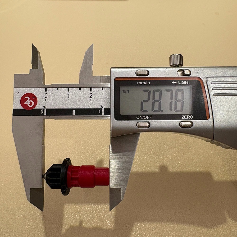 紅黑軸 戰鬥陀螺X X世代 金屬 軸心 平衡 LO軸 彈性圓頭軸 3D列印-細節圖3