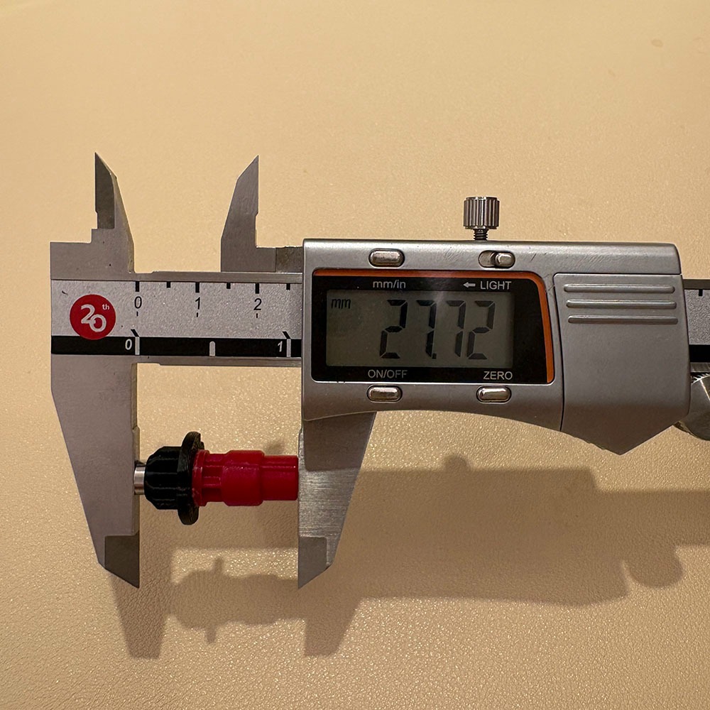 紅黑軸 戰鬥陀螺X X世代 金屬 軸心 攻擊 UF軸 不鏽鋼精密頭 3D列印-細節圖3