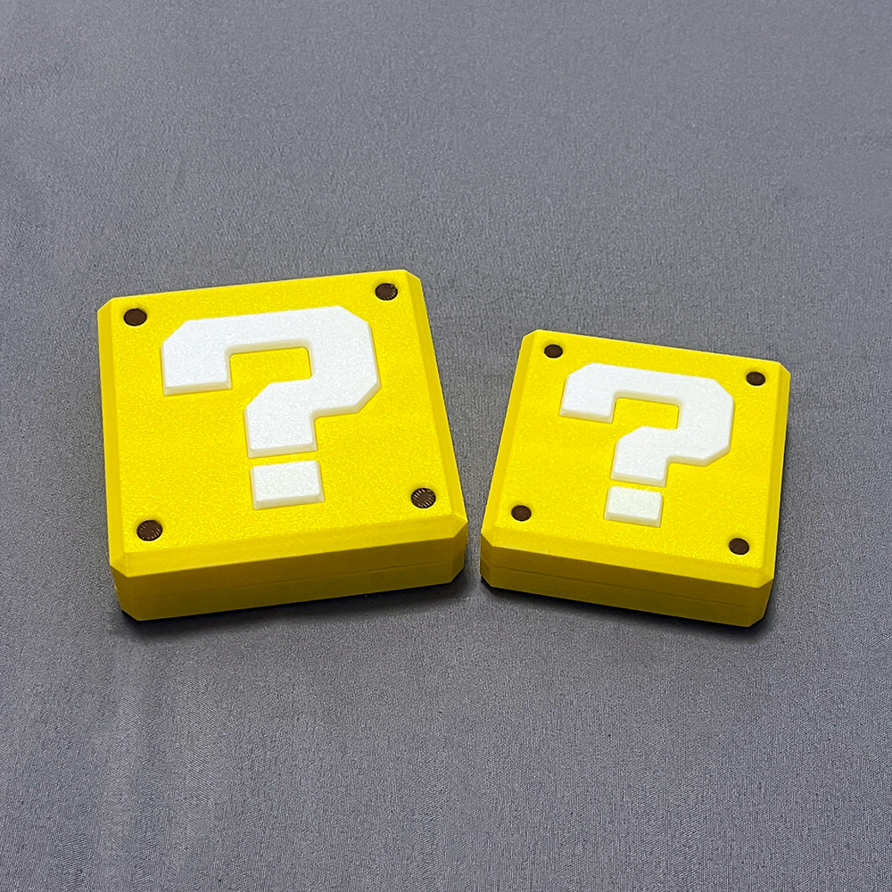 遊戲 骰子 瑪利歐派對 問號磚 磁吸收納盒 桌遊  指示物 周邊 復刻 生日 禮物 交換禮物 過年 新年 聚會 3D列印-細節圖2