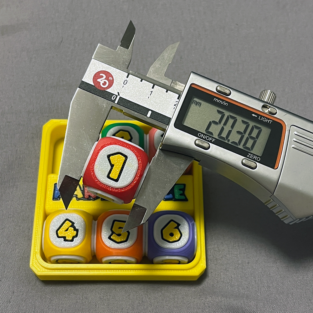 遊戲 骰子 瑪利歐派對 問號磚 磁吸收納盒 桌遊  指示物 周邊 復刻 生日 禮物 交換禮物 過年 新年 聚會 3D列印-細節圖6