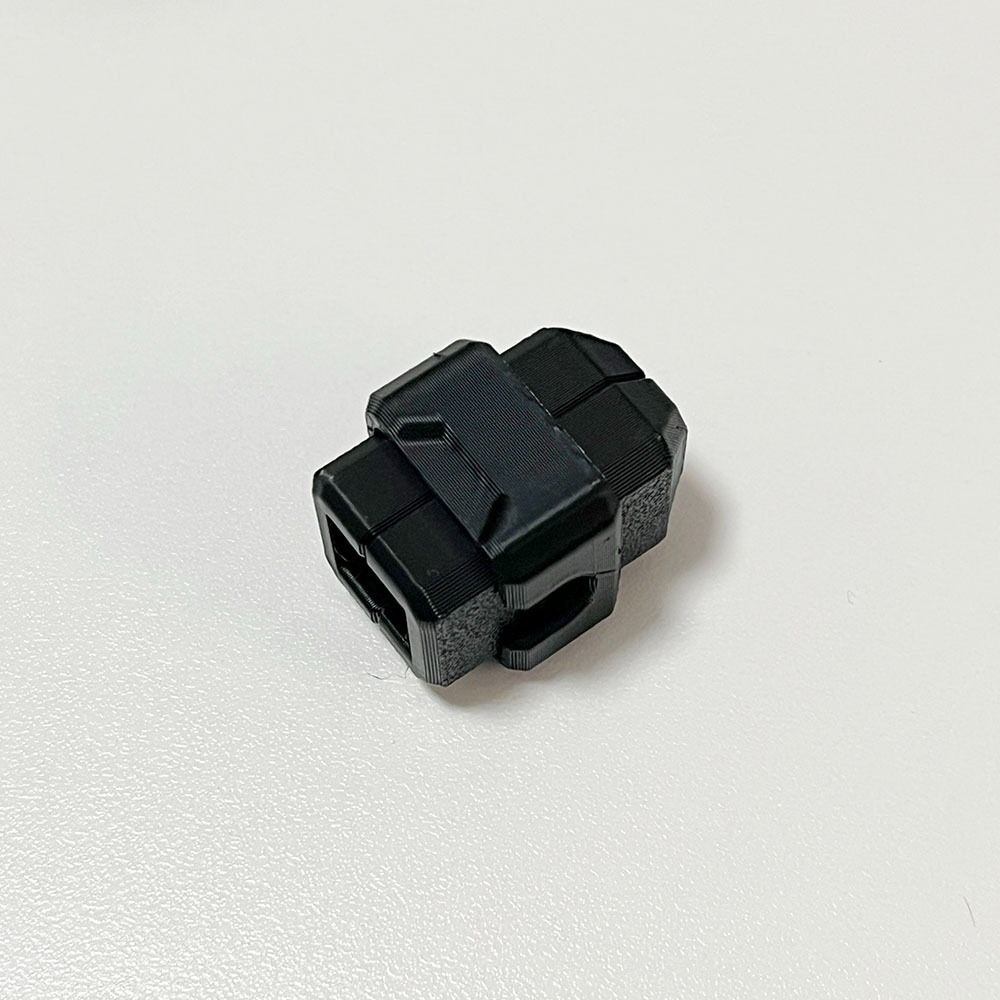 旋轉式軟質拉柄 黑白 拉條專用 戰鬥陀螺X X世代 UX-09長形拉條 專用 拉柄 拉條轉換器 發射器 改造 簡單安裝-規格圖7