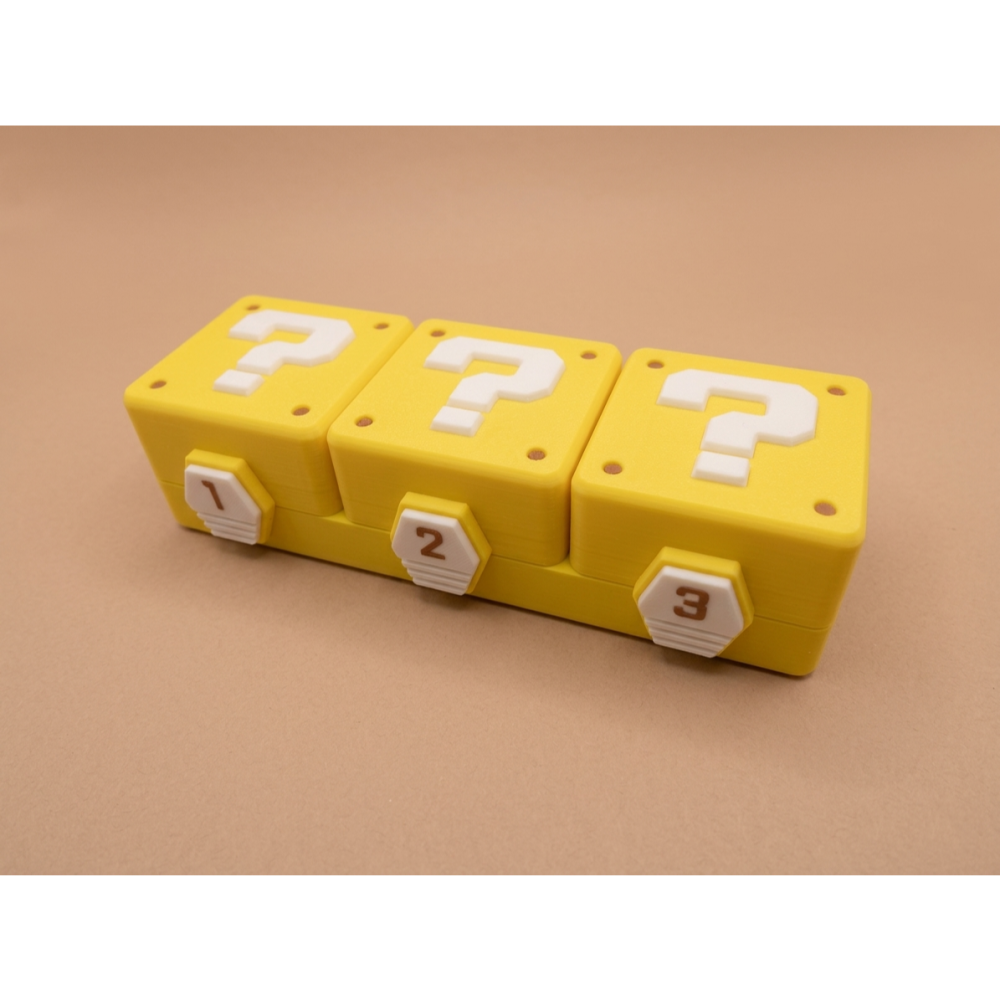 問號磚3V3對戰盒 戰鬥陀螺X 可調 BX-12 3V3 對戰盒 收納盒 自鎖彈蓋式設計 比賽必備 戰鬥陀螺盒-細節圖2