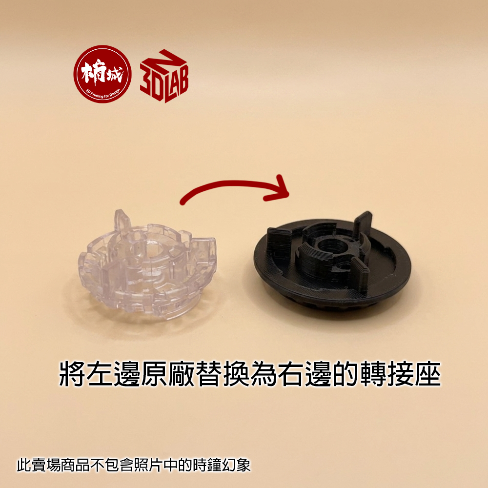 適用於 UX-16 時鐘幻象 專用 固鎖轉接座 獨家高密合度設計-細節圖2