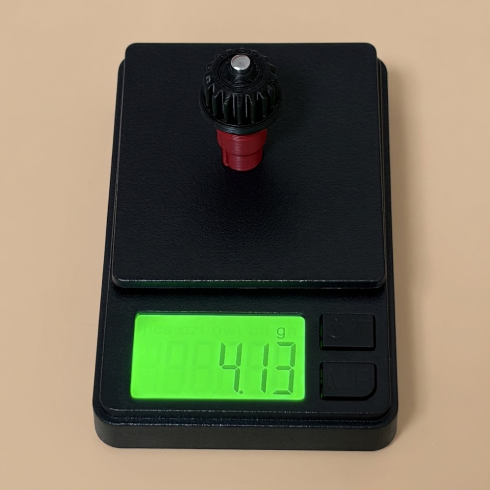 3D列印 紅黑軸 攻擊 J軸 不鏽鋼 副廠零件 適用於 X世代 金屬 軸心-細節圖2