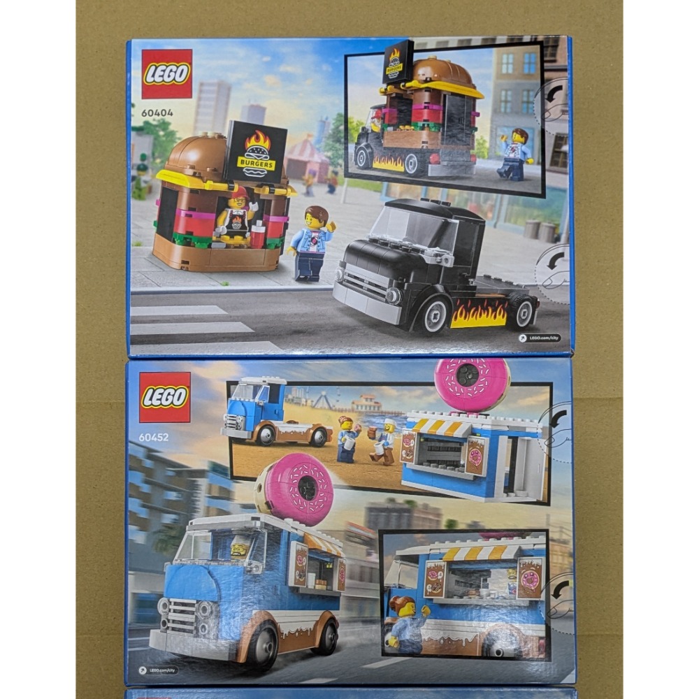山繆顏Lego 60404漢堡車 + 60452甜甜圈車-細節圖2