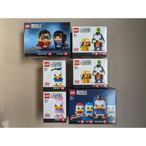 山繆顏Lego 40377+40476+40477+40378 唐老鴨家族大頭