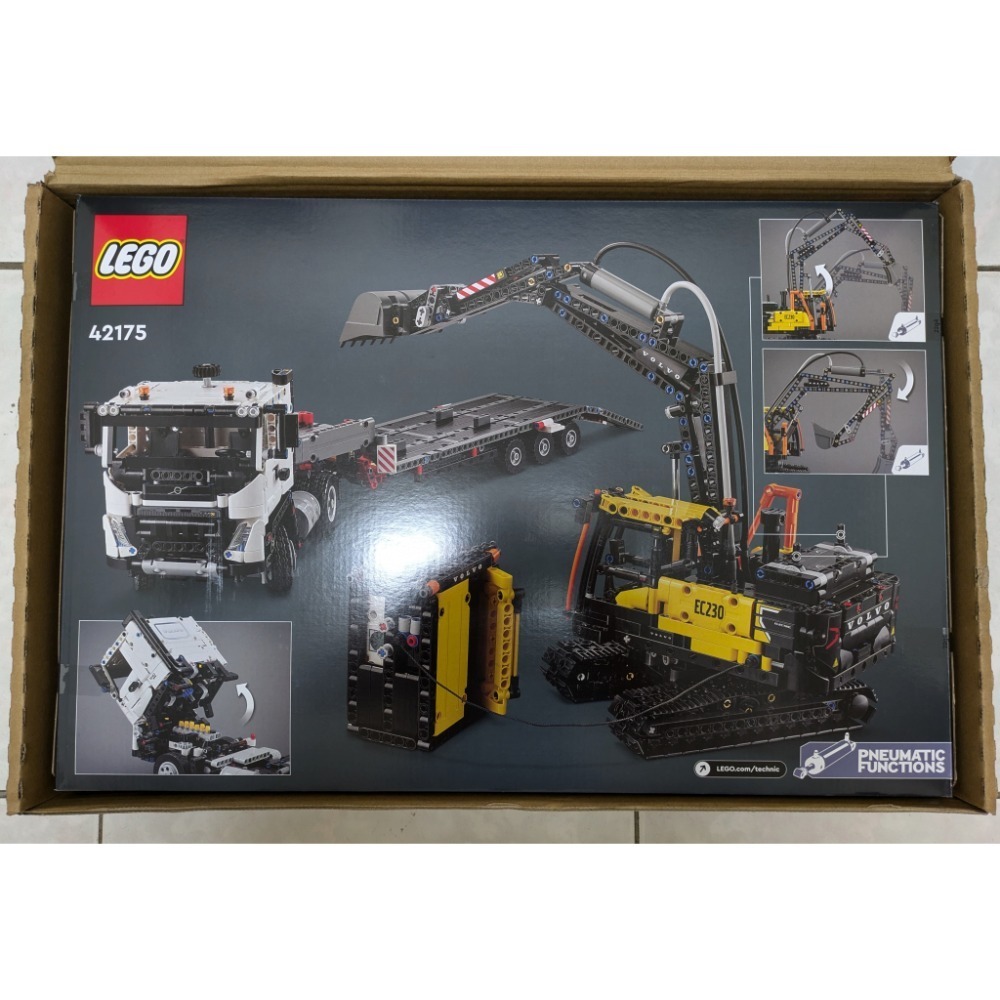 山繆顏Lego 42175 Volvo卡車&挖土機-細節圖2