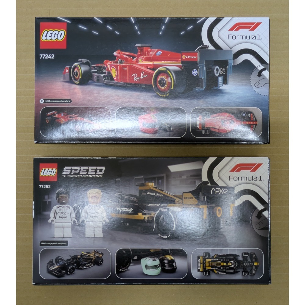 山繆顏Lego 77242法拉利 + 77252 電影版APXGP F1-細節圖2