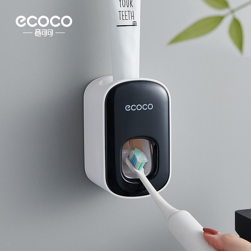 Mu【台灣現貨】ecoco意可可 擠牙膏器 牙膏 自動擠牙膏器 浴室 廁所 免打孔壁掛 牙膏置物架 『商品規格』-規格圖6