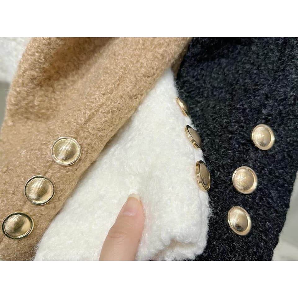 ♥️ AMY DRESS ♥️ 🎎韓國🎎 014-112305 正韓 高單質感短Q毛泥長袖外套-細節圖11