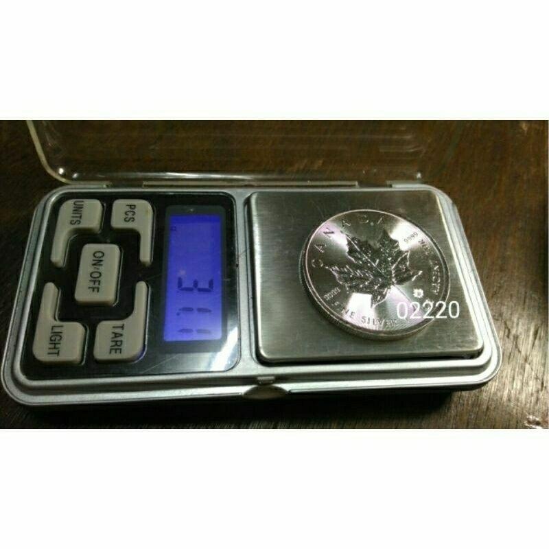 請看說明～1996楓葉銀幣一盎司，楓葉銀幣，銀幣，紀念幣，錢幣，幣～1996年加拿大楓葉銀幣一盎司-細節圖3