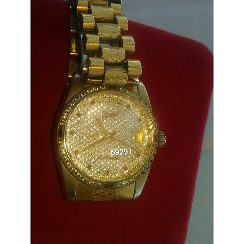 售35000元盒證全~愛其華滿天星鑽錶，愛其華機械錶，鑽錶，機械錶，名錶，手錶，滿天星，愛其華，錶～愛其華滿天星鑽錶-細節圖3