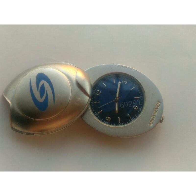 七星香菸紀念懷錶，懷錶，掛錶，手錶，鐘錶，錶~七星香菸紀念懷錶~已絕版並已更換全新電池，功能正常，時間準確-細節圖3