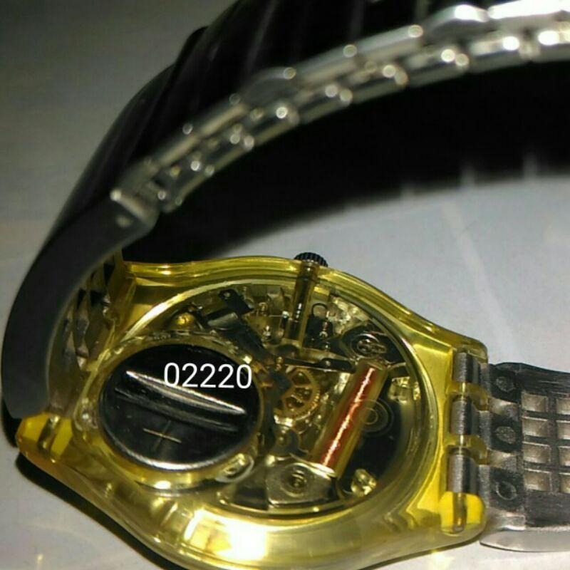 swatch手錶，swatch，錶，手錶，男錶，女錶，中性錶，鐘錶~swatch時尚手錶~功能正常原封包裝有盒子保證書-細節圖3
