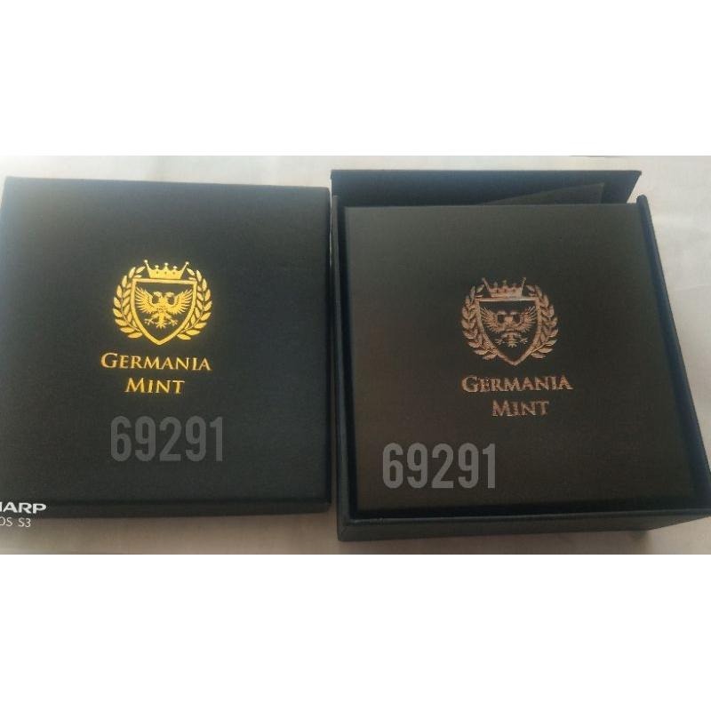 全球限量500枚~2019日耳曼女神三金屬銀幣，限量銀幣，銀幣，收藏錢幣，錢幣，紀念幣，幣~日耳曼女神銀幣1oz-細節圖8