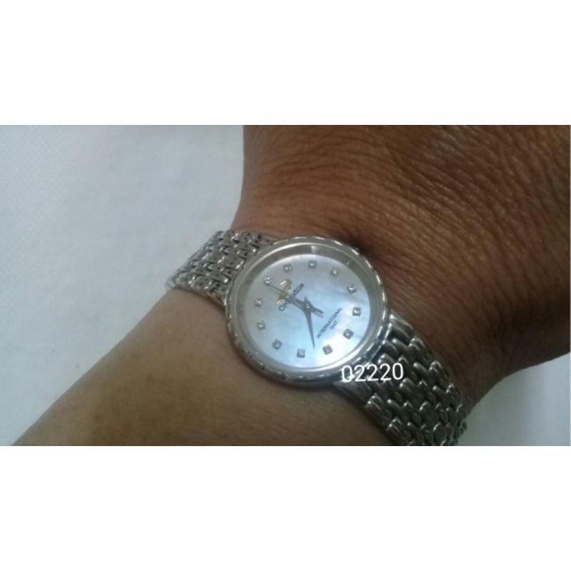 法國鱷魚珍珠母貝女錶，鱷魚名錶，手錶，女錶，鐘錶，名錶，時尚錶，石英錶，錶~鱷魚珍珠母貝女錶~時間準確免費換新電池-細節圖7