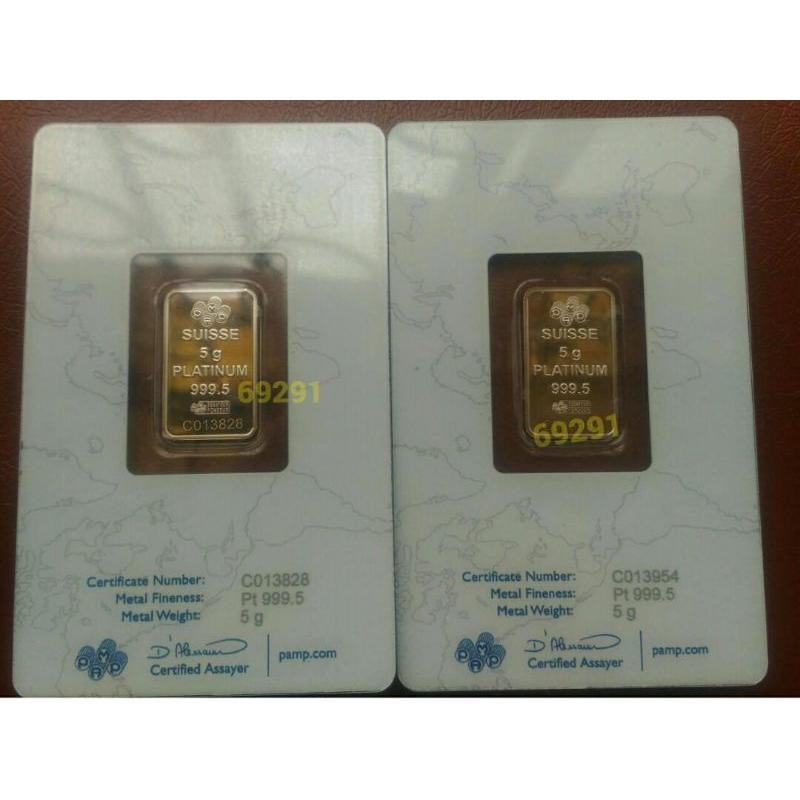 現貨單枚價~財富女神鉑金5公克，鉑金，白金，Platinum ，鉑金，白金，黃金，純金，金~財富女神鉑金五公克-細節圖2