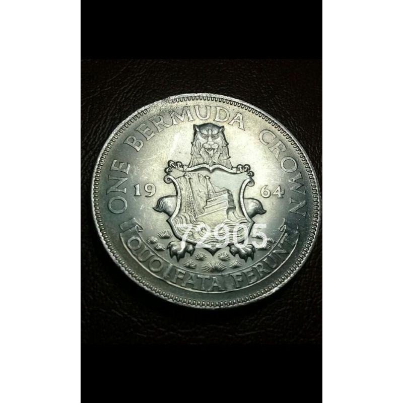 1964百慕達銀幣，限量銀幣，銀幣，紀念幣，收藏，幣~1964百慕達銀幣-細節圖6
