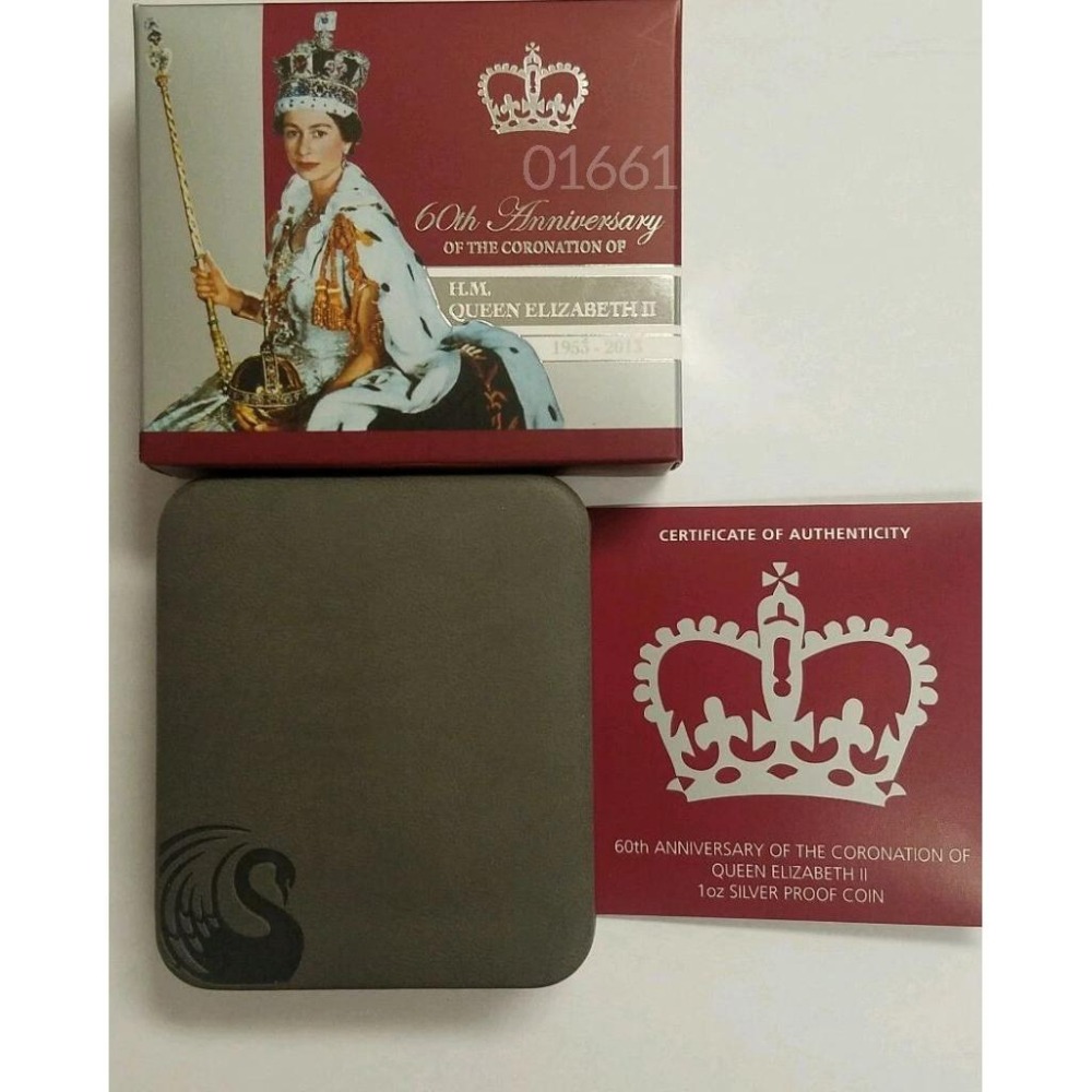 英女王伊莉莎白二世登基60週年紀念銀幣，女王銀幣，銀幣，幣～未來博物館的明日之星-細節圖7