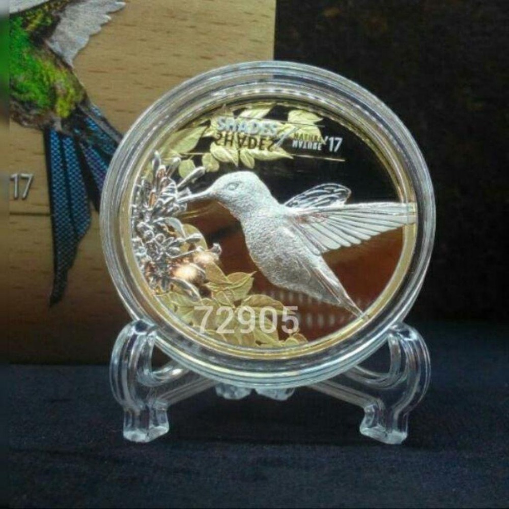 自然絕色精鑄蜂鳥銀幣25克，銀幣，紀念幣，幣-細節圖6