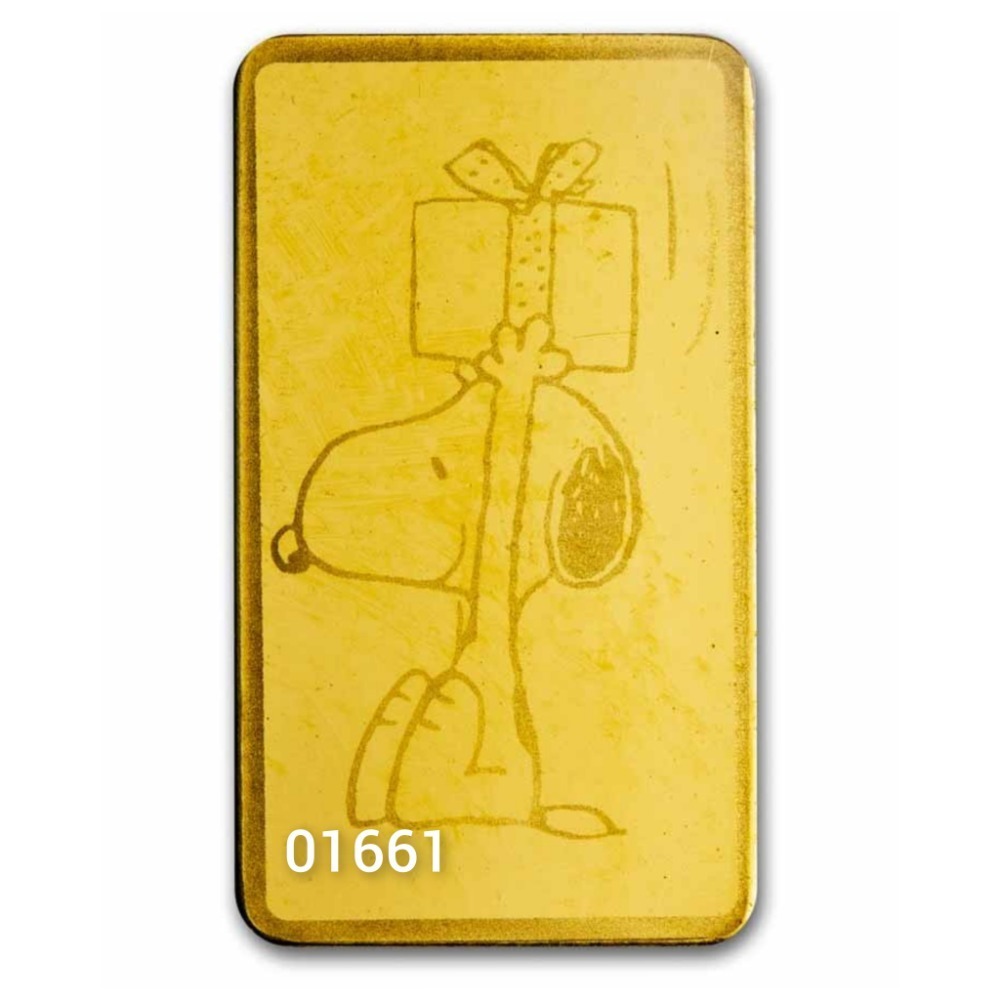 附APMEX購買證明~2025史努比聖誕節金條0.5克，史努比金條，史努比金幣，史努比純金，黃金，純金~史努比金條1/2-細節圖3