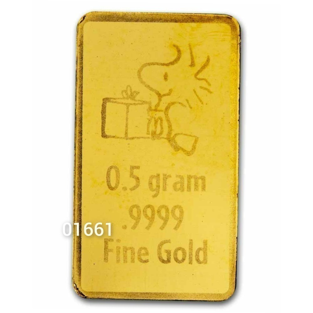 有現貨~2025史努比聖誕節金條0.5克～附購買證明，史努比金條，史努比金幣，史努比純金，黃金，純金~史努比金條1/2-細節圖4