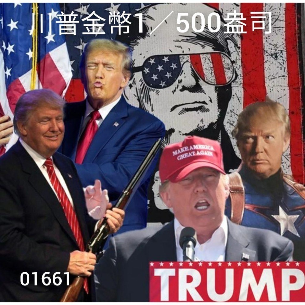 單枚價～川普金幣1／500盎司，川普金幣，金幣，紀念幣，錢幣，幣～川普金幣～非銀幣-細節圖5