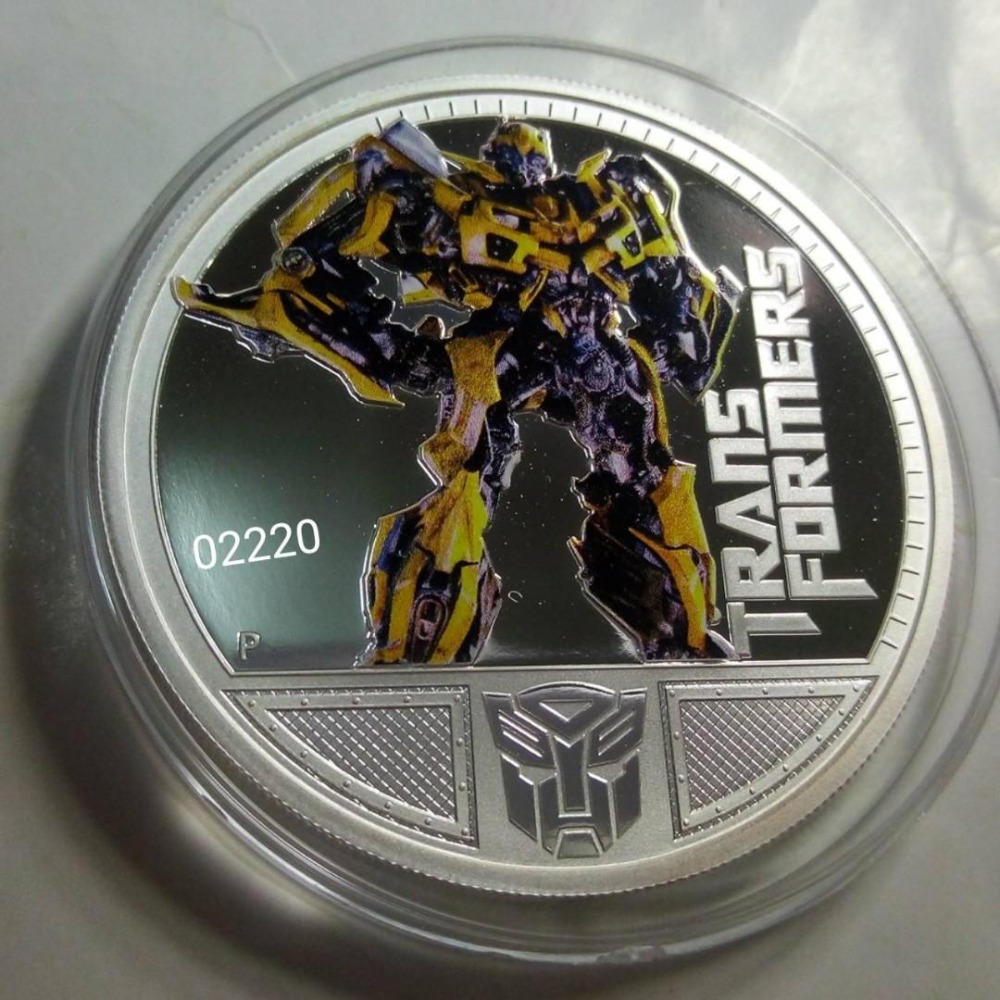 變形金剛銀幣，限量銀幣，銀幣，收藏錢幣，紀念幣 ，錢幣，幣~2011變形金剛限量精鑄銀幣~大黃蜂，盒證齊全，限量已絕版-細節圖8