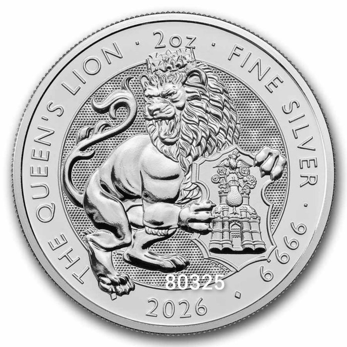 售75000元～英國神獸銀幣18盎司共9枚一起賣，英野獸銀幣2盎司9枚入-細節圖11