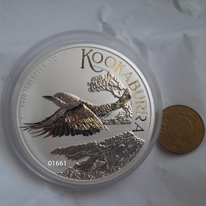 售35000元現貨一枚~2026澳洲笑鴗鳥銀幣10盎司，2026澳洲笑翠鳥銀幣十盎司，2026笑鴗鳥銀幣10盎司-細節圖2