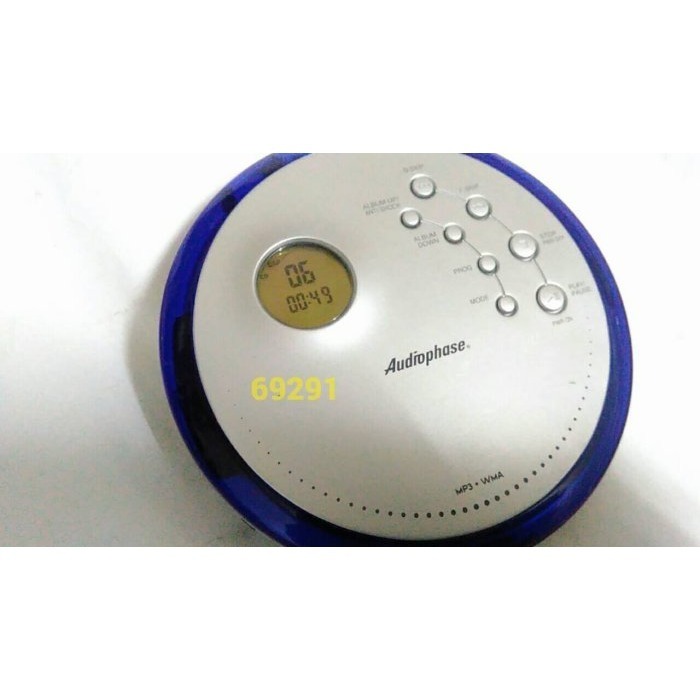 A牌CD隨身聽~外觀新功能正常可讀取播放CD/MP3二種光碟片，CD播放器，CD隨身聽-細節圖3