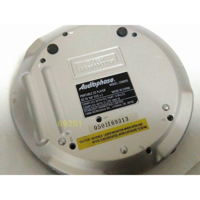 A牌CD隨身聽~外觀新功能正常可讀取播放CD/MP3二種光碟片，CD播放器，CD隨身聽-細節圖5