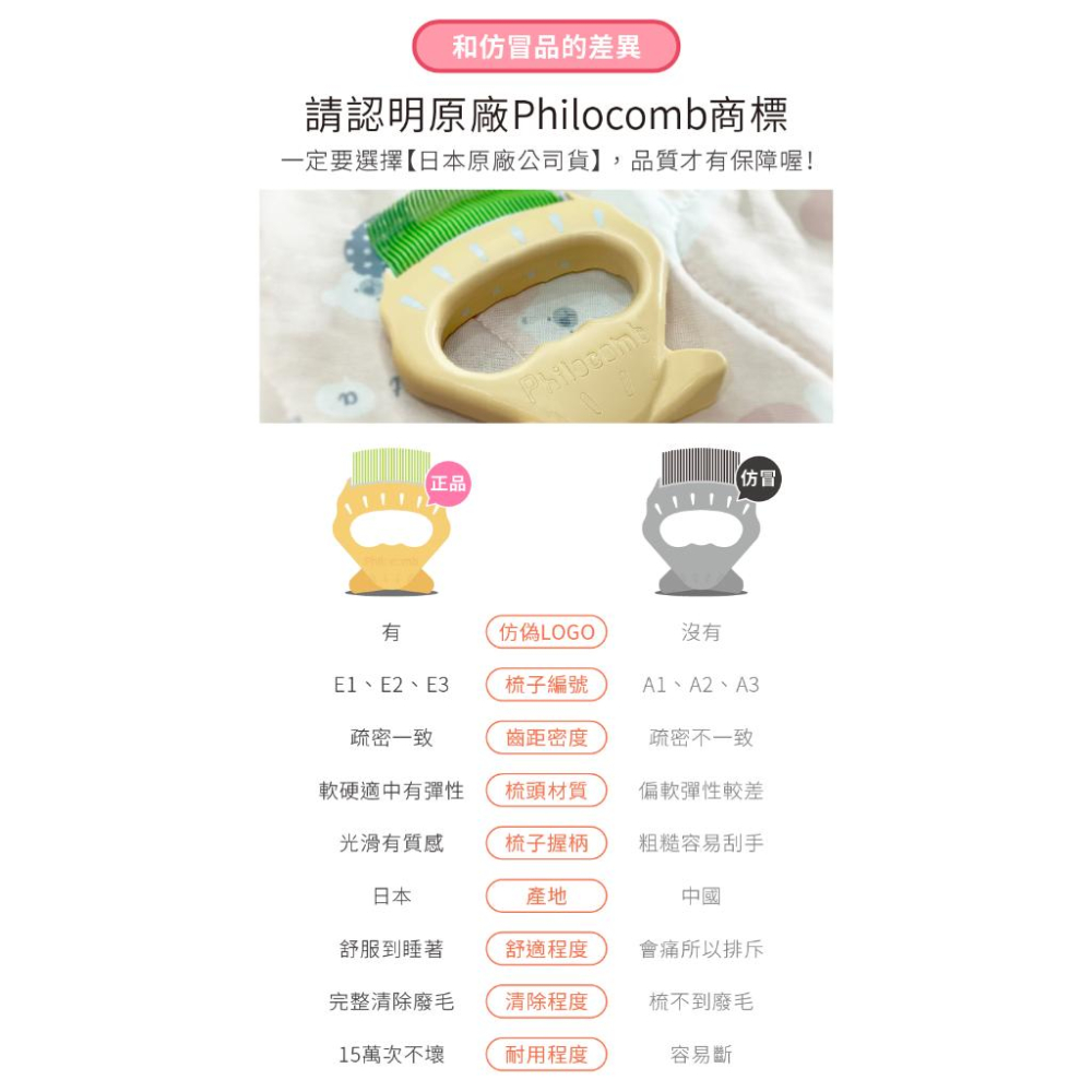 肉球雜貨舖 卡尼 日本製 Philocomb 寵物貝殼梳 寵物梳子 除毛梳 換毛梳 貓 狗 短毛 長毛-細節圖3