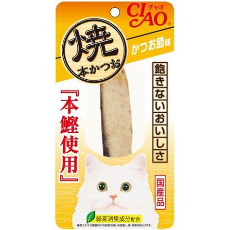 肉球雜貨舖 日本 CIAO 本鰹燒 魚柳條 燒鰹魚 貓魚條 吻仔魚 干貝 昆布高湯 海鮮 貓零食 除臭 台灣代理正貨-細節圖2
