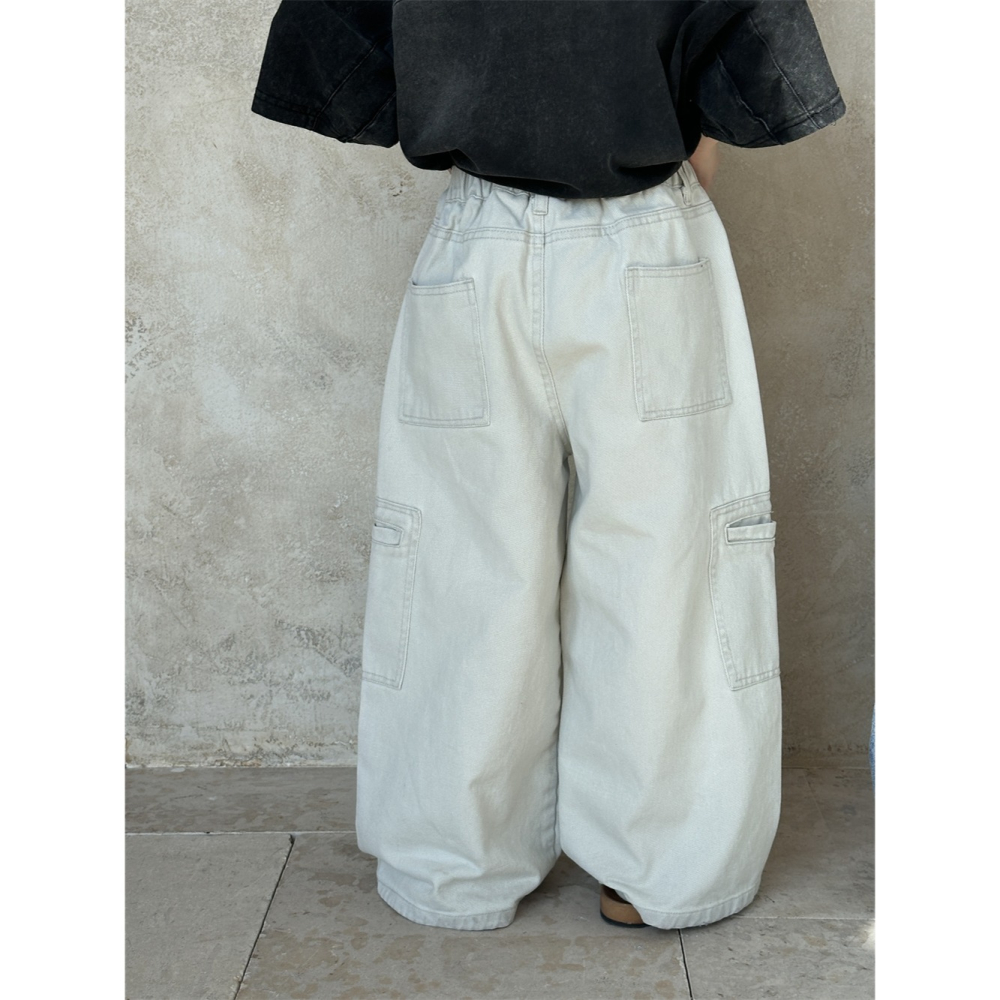 百搭水洗棉時尚長褲S502208-細節圖5