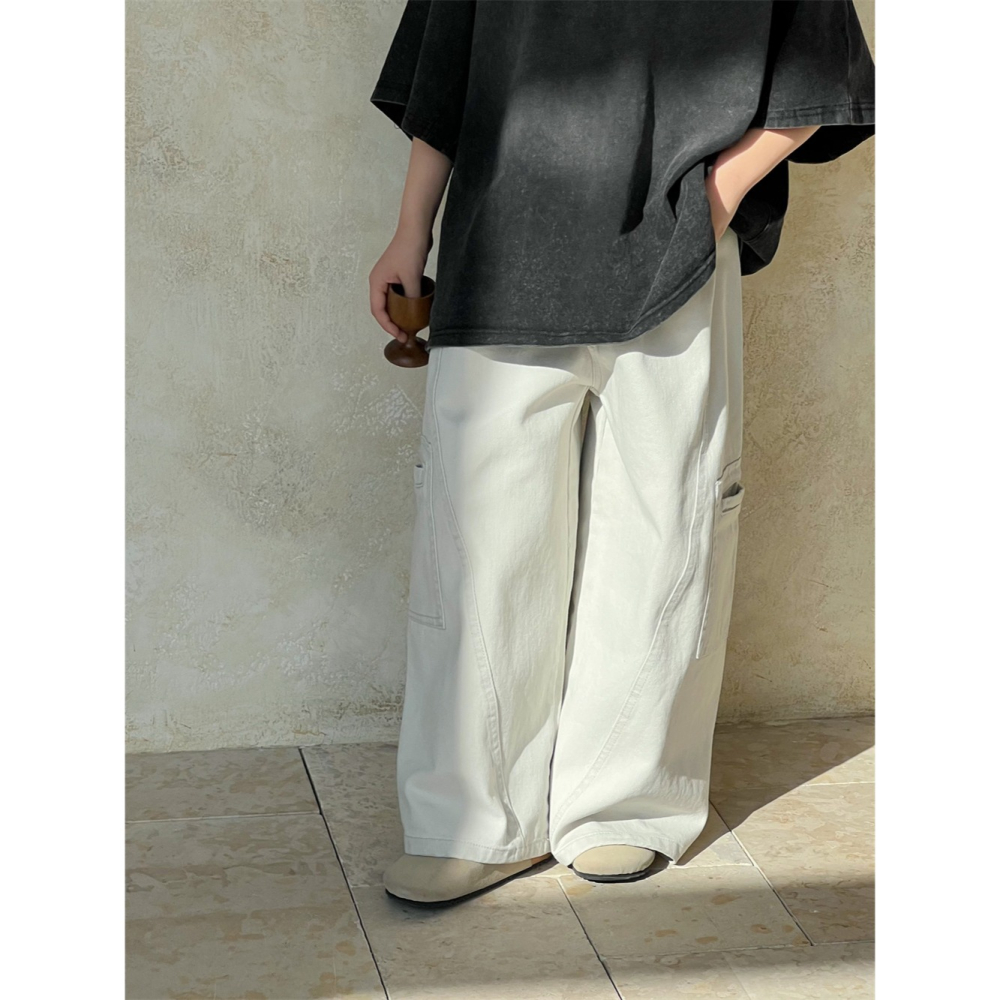 百搭水洗棉時尚長褲S502208-細節圖7