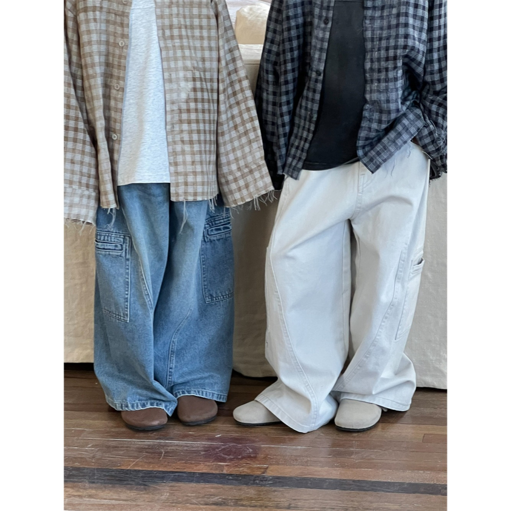 直筒牛仔褲S502211-細節圖7