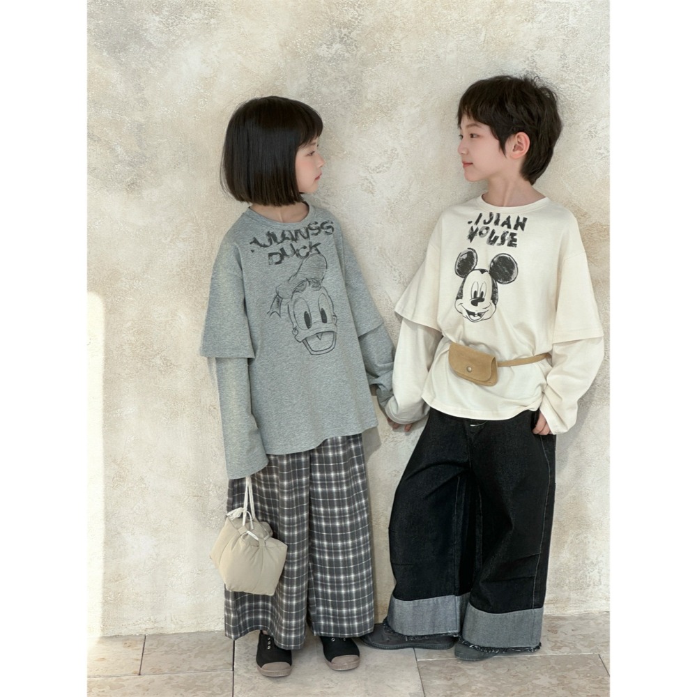 直筒拼接牛仔褲S502213-細節圖11