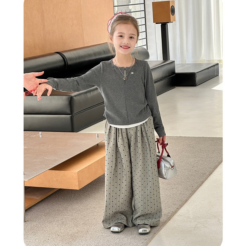 親子點點休閒直筒褲S502220-細節圖8