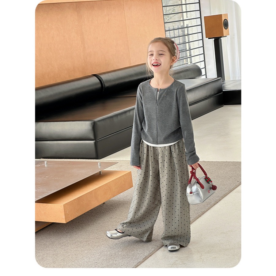 親子點點休閒直筒褲S502220-細節圖10