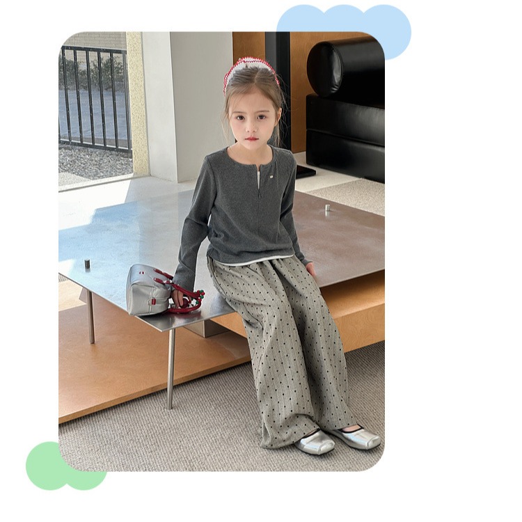 親子點點休閒直筒褲S502220-細節圖11