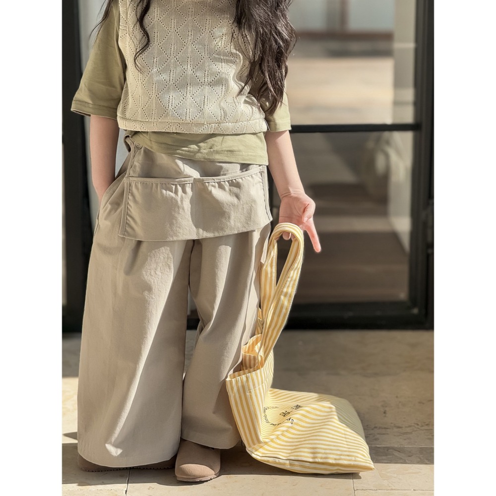 米灰直筒褲S502329-細節圖3