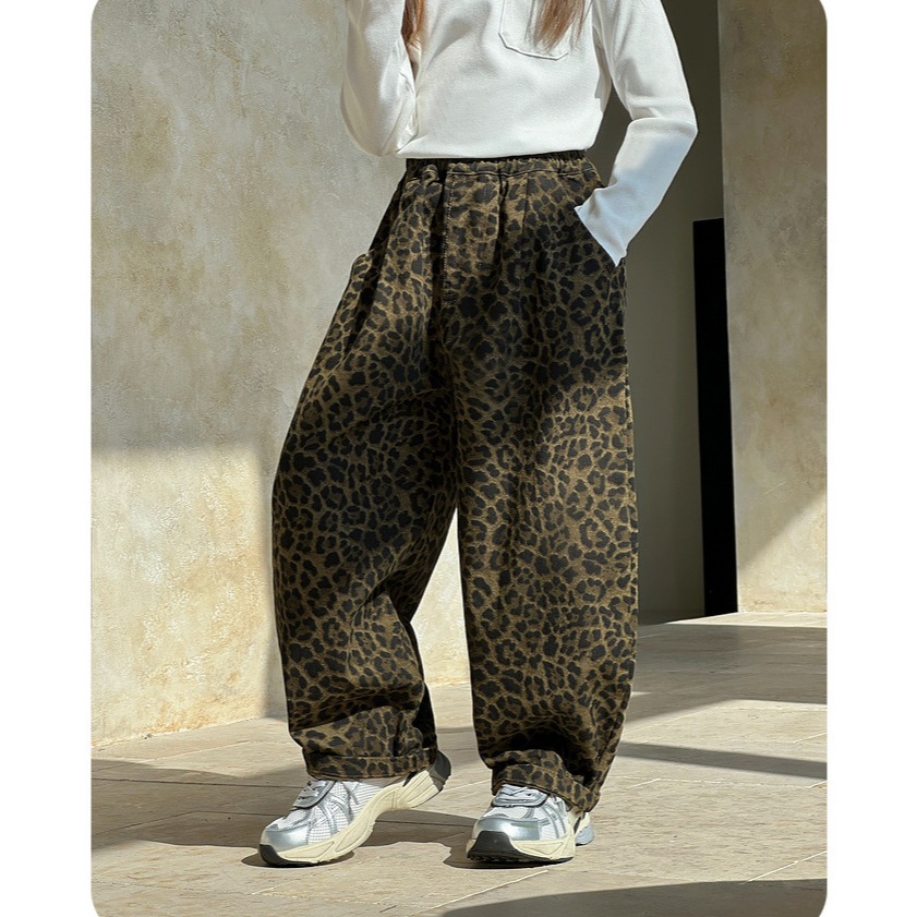 親子豹紋休閒褲S502333-細節圖11